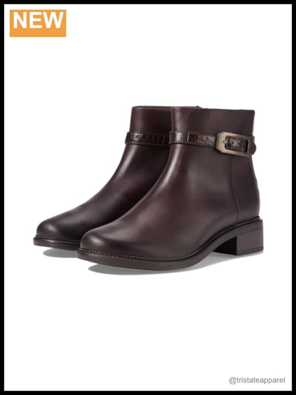 Faux Leather Calf High Boots Zip Closure Fall